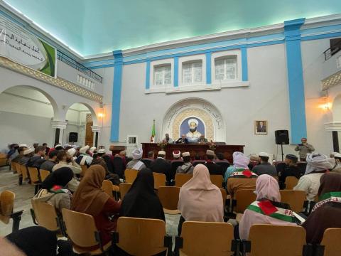 الهباش يلقي محاضرة بمعهد تكوين الأئمة بولاية قسنطينة الجزائرية