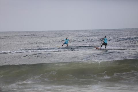 الاتحاد الفلسطيني للشراع والتجديف ينظم بطولة التجديف الأولى على شاطئ بحر غزة برعاية بنك فلسطين 111