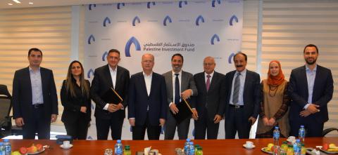 اتفاقية بين صندوق الاستثمار الفلسطيني وشركة كهرباء محافظة القدس لإنشاء محطة "نور رمون" للطاقة الشمسية في محافظة رام الله والبيرة