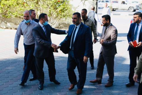 النائب العام في قطاع غزة المستشار ضياء الدين المدهون