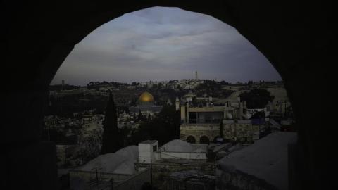  مشاهد من مدينة القدس هذا المساء