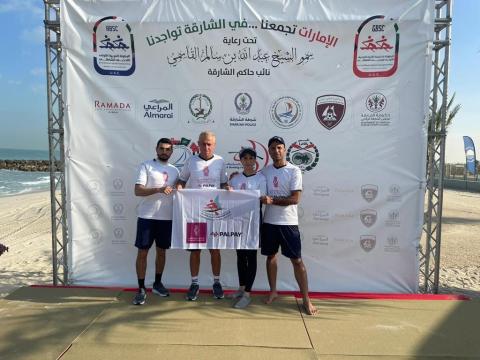 بعثة المنتخب الفلسطيني للشراع والتجديف تجري عدد من اللقاءات مع وفود عربية