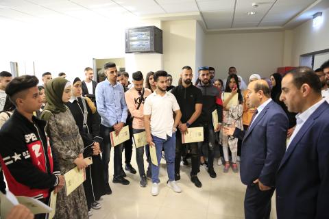 المدرسة الوطنية الفلسطينية للإدارة تستقبل 50 من طلبة الإدارة العامة بجامعة القدس