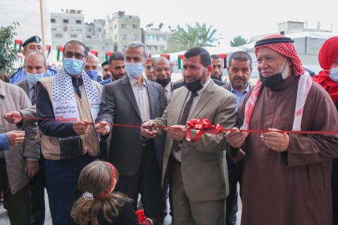    وكيل وزارة التعليم د. زياد ثابت يفتتح مدرسة مسقط الأساسية بشرق غزة