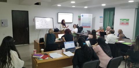  اختتام سلسة ورش عمل لشبكة المنظمات الاهلية الفلسطينية 