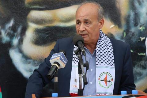 عضو المكتب السياسي لجبهة النضال الشعبي الفلسطيني سكرتير اقليم لبنان أبو العبد تامر
