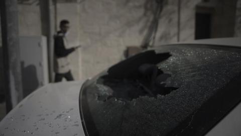 مستوطنون يحطمون عددا من مركبات المواطنين في القدس- عفيف عميرة/وفا