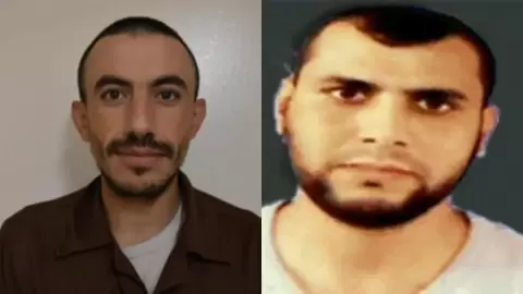 حسين بياري (يسار) ومحمود أحمد (يمين)