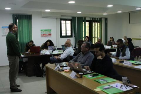 اختتام سلسلة ورش تدريبية لشبكة المنظمات الاهلية الفلسطينية حول الرابطة الثلاثية