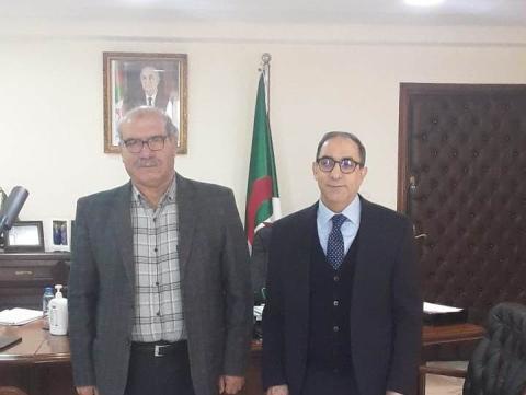 الخطيب يلتقي سفير الجزائر في الأردن