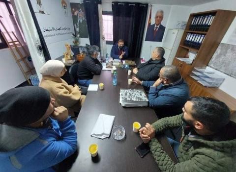 اجتماع لهيئة مقاومة الجدار والاستيطان في محافظة بيت لحم 2