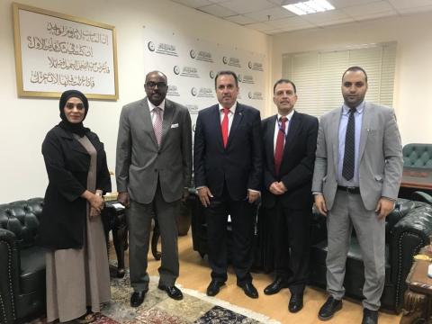 دوّاس يلتقي أمين عام مساعد الشؤون الإنسانية والثقافية والاجتماعية لمنظمة التعاون الإسلامي 1