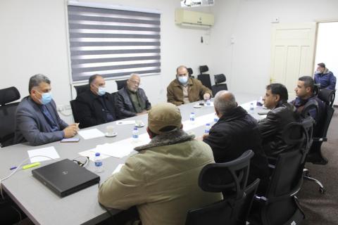 شركة الكهرباء و  بلدية غزة تعقد اجتماعا طارئاً لتنسيق جهود الطوارئ