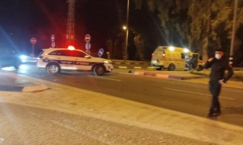 من مكان الحادث في النقب (تصوير .. نجمة داود الحمراء)