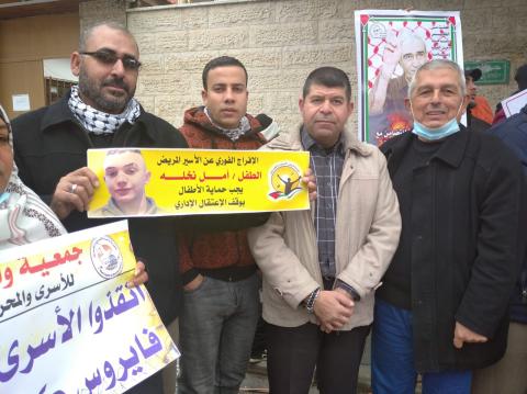 التجمع الفلسطيني للوطن والشتات يشارك بوقفة دعم وإسناد للأسرى