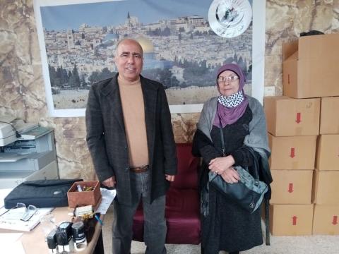 مفوض التجمع الفلسطيني للوطن و الشتات في لبنان يلتقي برئيس جمعية البراعم للرعاية