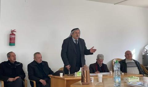اجتماع في مقر جبهة النضال الشعبي الفلسطيني في الخليل 9