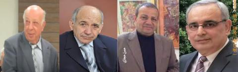 ناجي نعمان- حسن حجازي- وهيب وهبة- فهد أبو خضرة