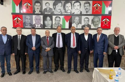 قيادة الجبهة الديمقراطية تعرض مع وفد اللجنة المركزية لحركة فتح الاوضاع العامة