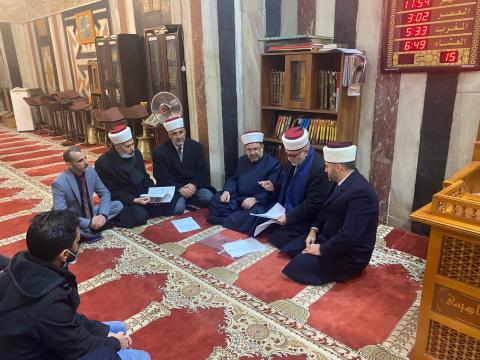 المحكمة العليا الشرعية تعقد جلستها الدورية بالحرم الإبراهيمي الشريف 3