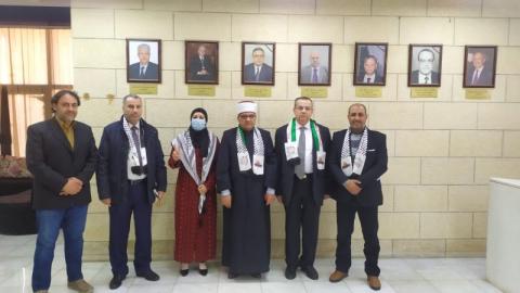 وفد اتحاد البيسبول والسوفتبول يلتقي السفير الفلسطيني ووزير الأوقاف بالسعودية