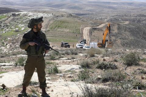 آبار مياه في خلة الضبع بمسافر يطا جنوب الخليل 