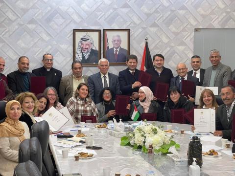  استشاري بيت لحم يختتم دورته الحالية بالتاكيد على تفعيل دوره بالتخطيط لتطوير بيت لحم 