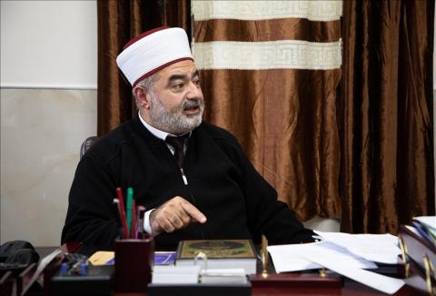 الشيخ محمد سرندح قاضي القدس الشرعي وخطيب المسجد الأقصى