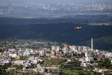 مشاهد لبلدة نعلين غرب رام الله .. تصوير - محمد أبو زيد