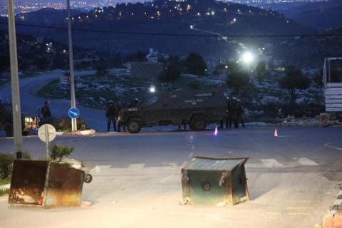 جيش الاحتلال يقتحم حي الطيرة في مدينة رام الله.تصوير - محمد أبو زيد.jpg