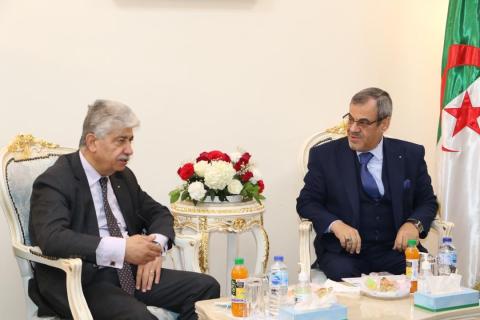 مجدلاني يبحث مع رئيس المجلس الاقتصادي والاجتماعي البيئي الجزائري سبل التعاون