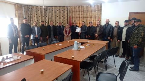 قيادة حركة المقاومة الشعبية تزور الرفاق في الجبهة الديمقراطية