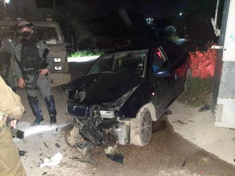 قناة عبرية: إصابة جنديين واعتقال سائق فلسطيني في سيلة الحارثية