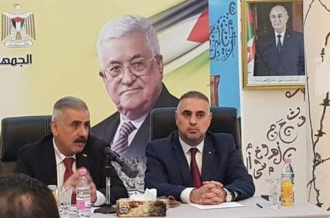 اللواء يوسف الحلو مدير عام الشرطة الفلسطينية يحل ضيفا على سفارة فلسطين في الجزائر.jpg