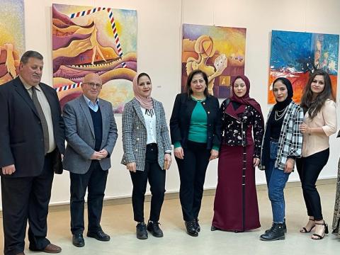 افتتاح معرض ذات بجمعية الشبان المسيحية