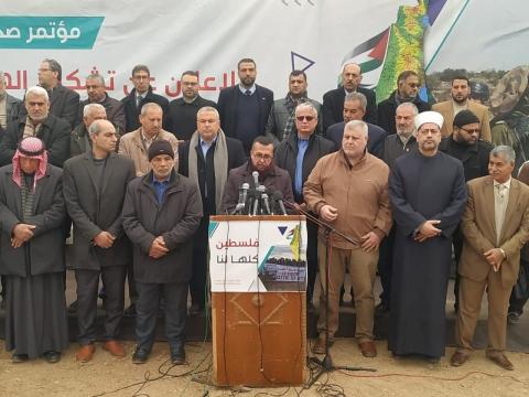 مؤتمر صحفي بغزة للإعلان عن الهيئة الوطنية لدعم وإسناد فلسطينيي الداخل.jpg