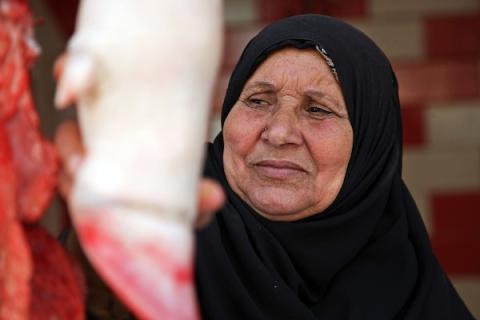 نساء مصريات يعملن في مهن متعددة خلال يوم المرأة العالمي في الجيزة 8.jpg