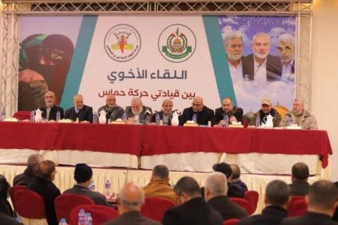 حماس والجهاد الإسلامي تعقدان سلسلة لقاءات قيادية مشتركة.jpg