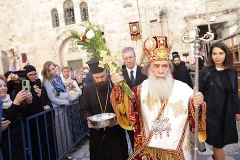 بطريركية القدس ترفض الاجراءات الاسرائيلية في يوم سبت النور