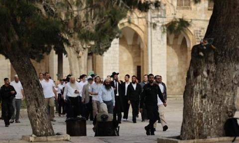 اقتحام الأقصى على شكل مجموعات متتالية (gettyimages).jpg