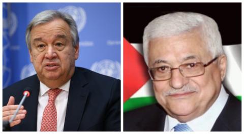 الرئيس محمود عباس - الأمين العام للأمم المتحدة أنطونيو غوتيريش.jpg