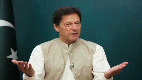 رئيس الوزراء الباكستاني عمران خان. (رويترز).jpeg