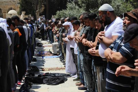 القريوتي : نحذر من مخططات الاحتلال وتجاوزه الخطير بحق الأقصى والمصلين