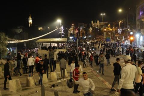شرطة الاحتلال تنتشر بكثافة في محيط منطقة باب العامود في القدس