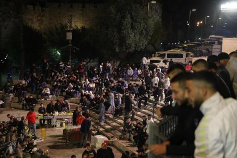 أجواء رمضان في منطقة باب العامود في القدس