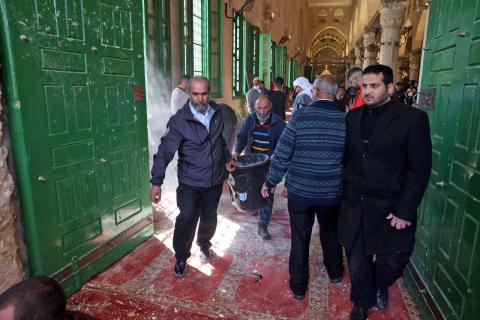 مشاهد من المسجد الأقصى