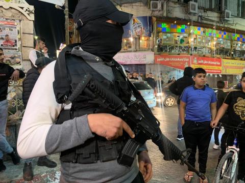 المقاومة تستنفر في شوارع جنين .. تصوير .. القدس.jpg