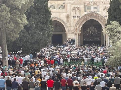 مسيرة حاشدة في المسجد الأقصى المبارك 1.jpg