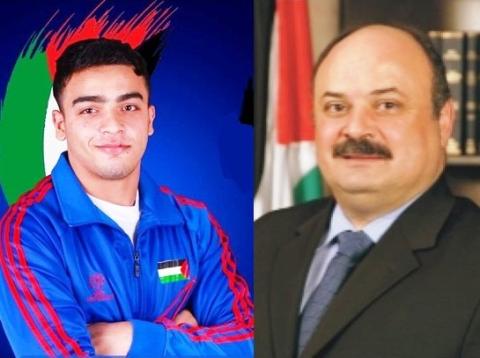 الوزير عزام الشوا: يهنى بالإنجاز العالمي لفدائي رفع الأثقال البطل محمد حمادة