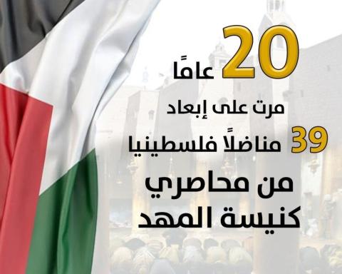 في الذكرى 20 لابعاد محاصري كنيسة المهد